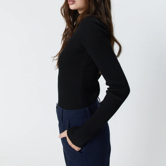 NSF Carla Rib Mock Neck - Picture 5 of 7